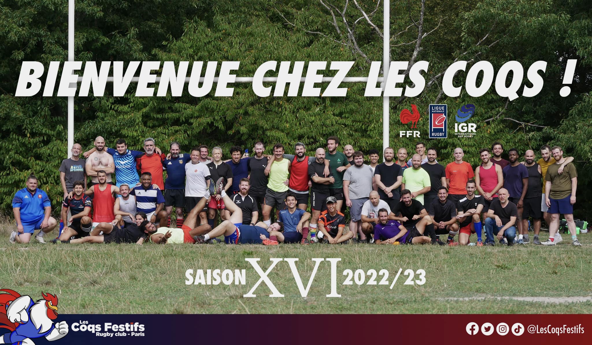 Bienvenue chez Les Coqs Festifs, le club de rugby inclusif de Paris